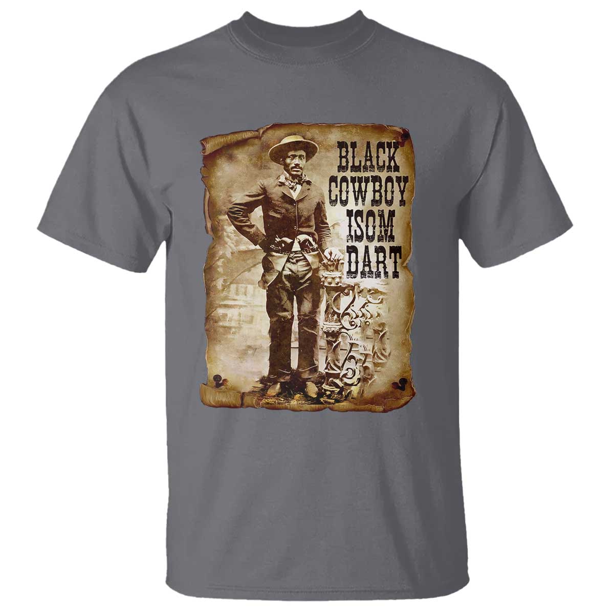 black-cowboy-isom-dart-t-shirt-african-american-cowboys-black-history