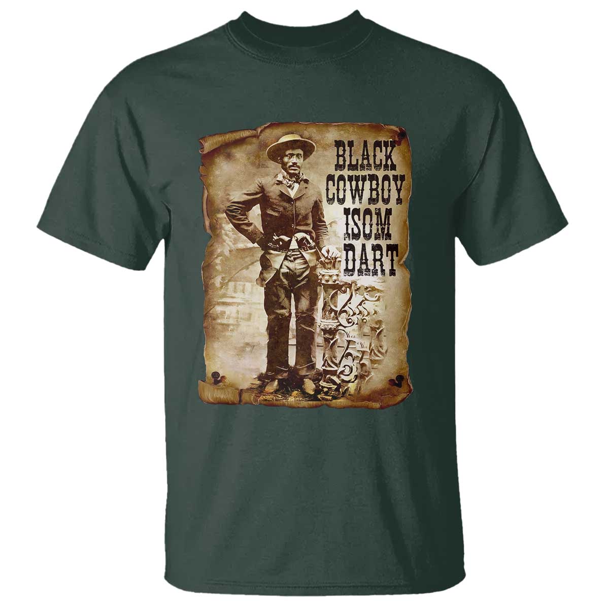 black-cowboy-isom-dart-t-shirt-african-american-cowboys-black-history