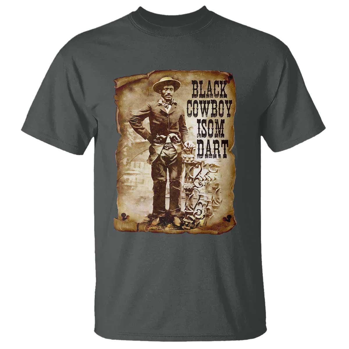 black-cowboy-isom-dart-t-shirt-african-american-cowboys-black-history