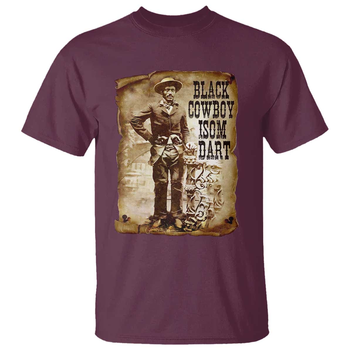 black-cowboy-isom-dart-t-shirt-african-american-cowboys-black-history
