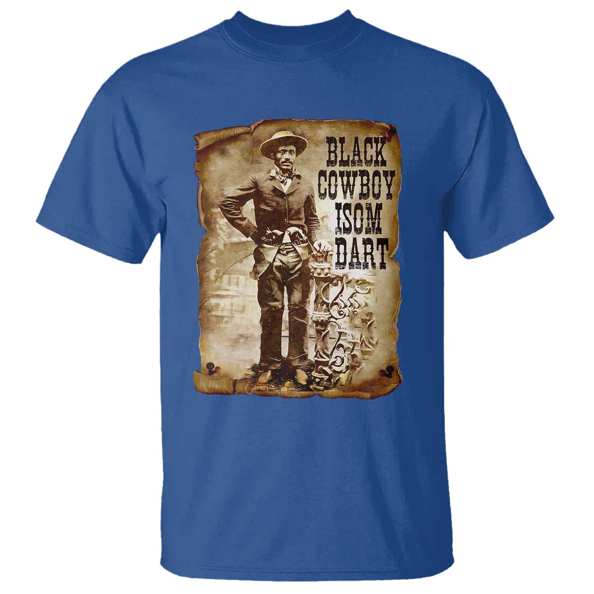 black-cowboy-isom-dart-t-shirt-african-american-cowboys-black-history