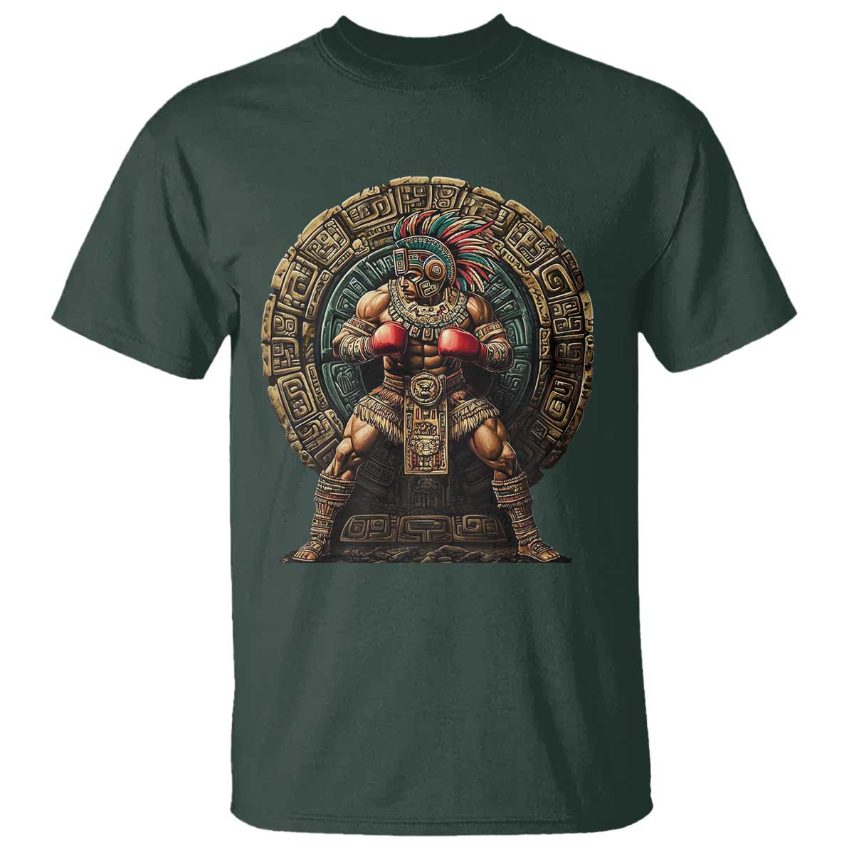 boxing-mexico-t-shirt-aztec-warrior-mexican-dad-gifts
