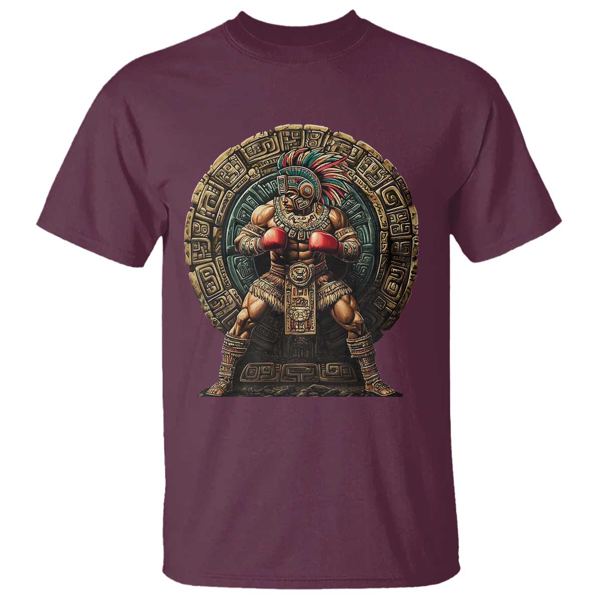 boxing-mexico-t-shirt-aztec-warrior-mexican-dad-gifts