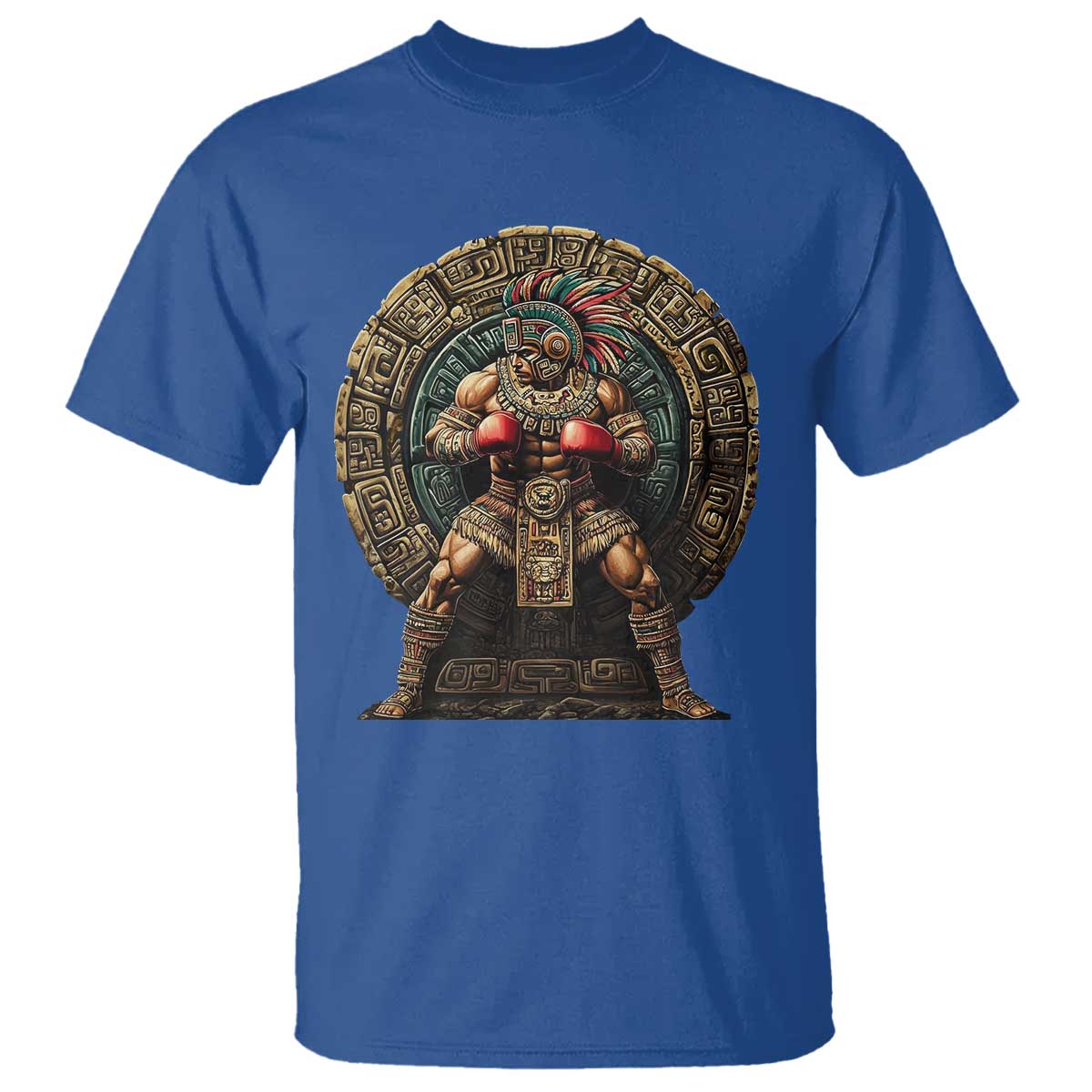 boxing-mexico-t-shirt-aztec-warrior-mexican-dad-gifts