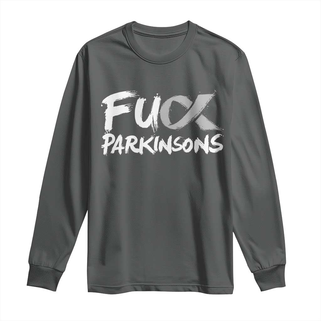 Fck Parkinsons Long Sleeve Shirt Parkinsons Disease Support Month