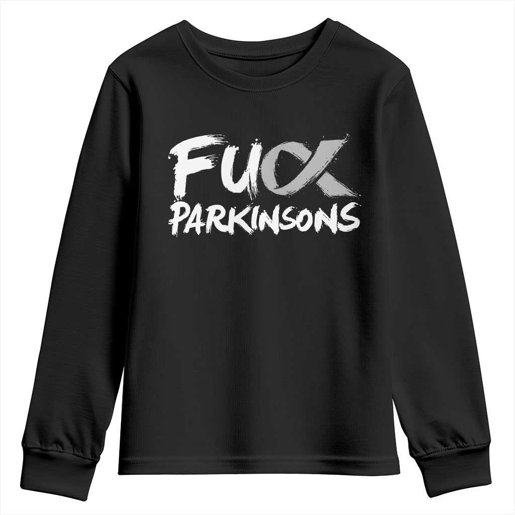 Fck Parkinsons Youth Sweatshirt Parkinsons Disease Support Month