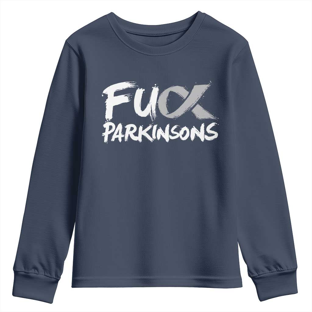 Fck Parkinsons Youth Sweatshirt Parkinsons Disease Support Month
