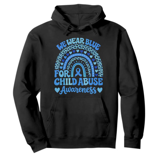 We Wear Blue Child Abuse Prevention Hoodie