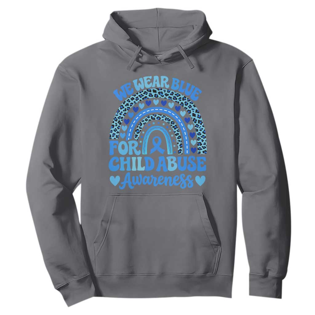 We Wear Blue Child Abuse Prevention Hoodie