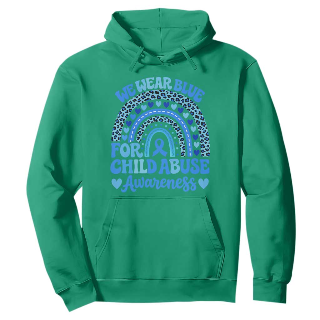 We Wear Blue Child Abuse Prevention Hoodie