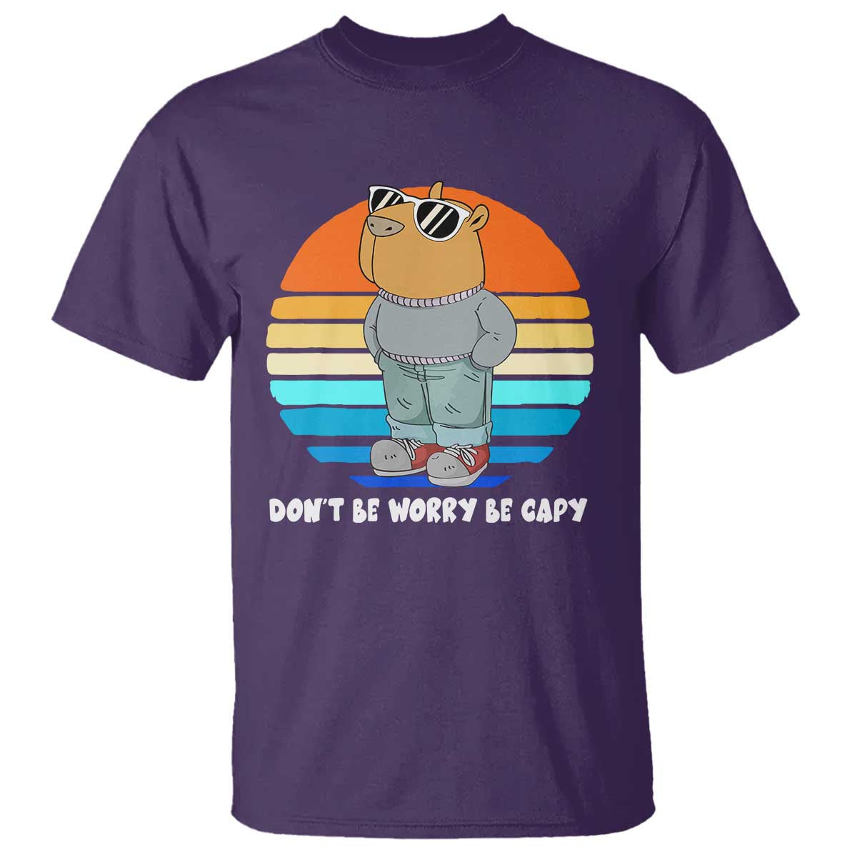 funny-capybara-t-shirt-vintage-rodent-dont-be-worry-be-capy-chill-capybara