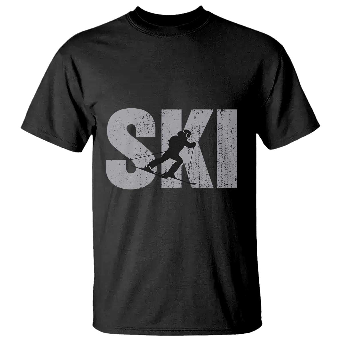 cool-distressed-skiing-t-shirt-for-skiers