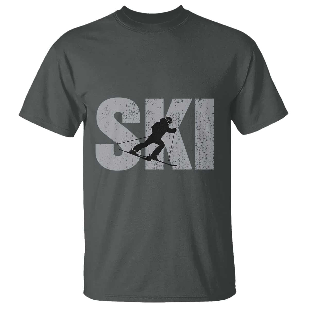 cool-distressed-skiing-t-shirt-for-skiers
