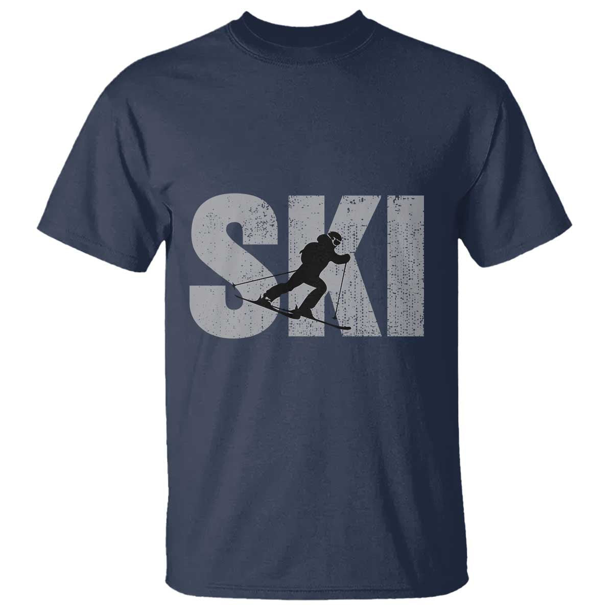 cool-distressed-skiing-t-shirt-for-skiers