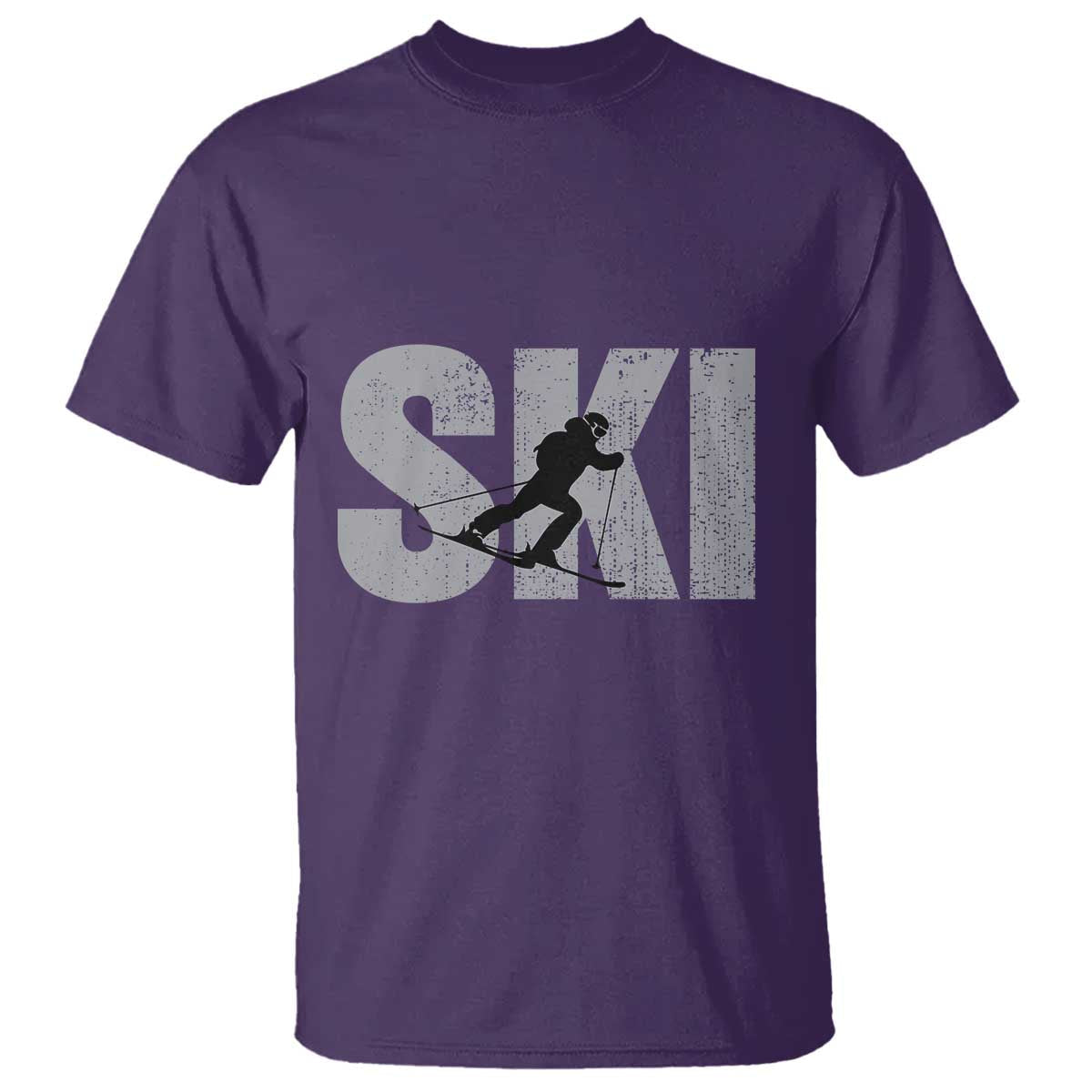 cool-distressed-skiing-t-shirt-for-skiers