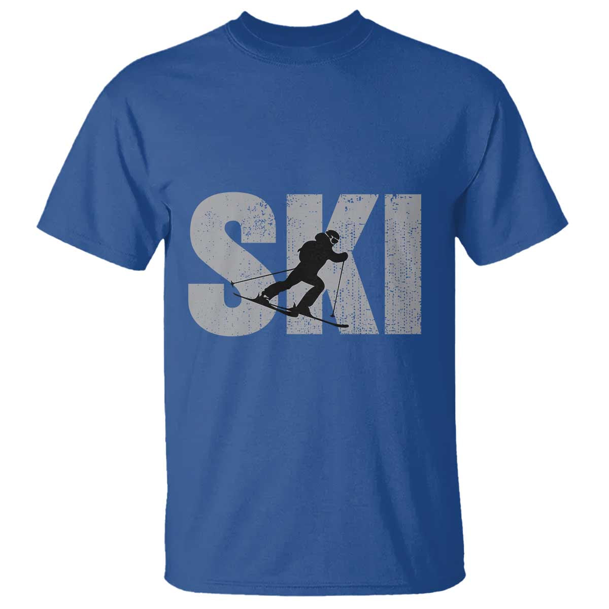 cool-distressed-skiing-t-shirt-for-skiers