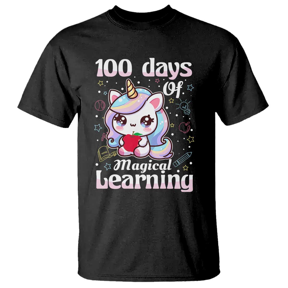 100th-day-of-school-unicorn-girls-t-shirt