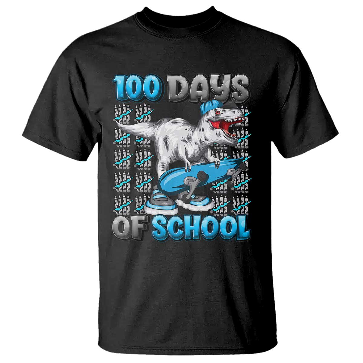 100-days-of-school-100th-day-dinosaur-t-shirt