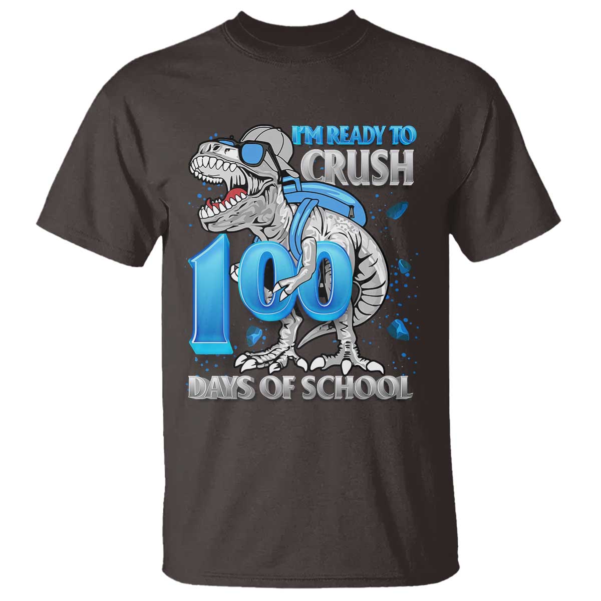 100-days-of-school-dinosaur-t-shirt-trex-100th-day-of-school-boy-gifts