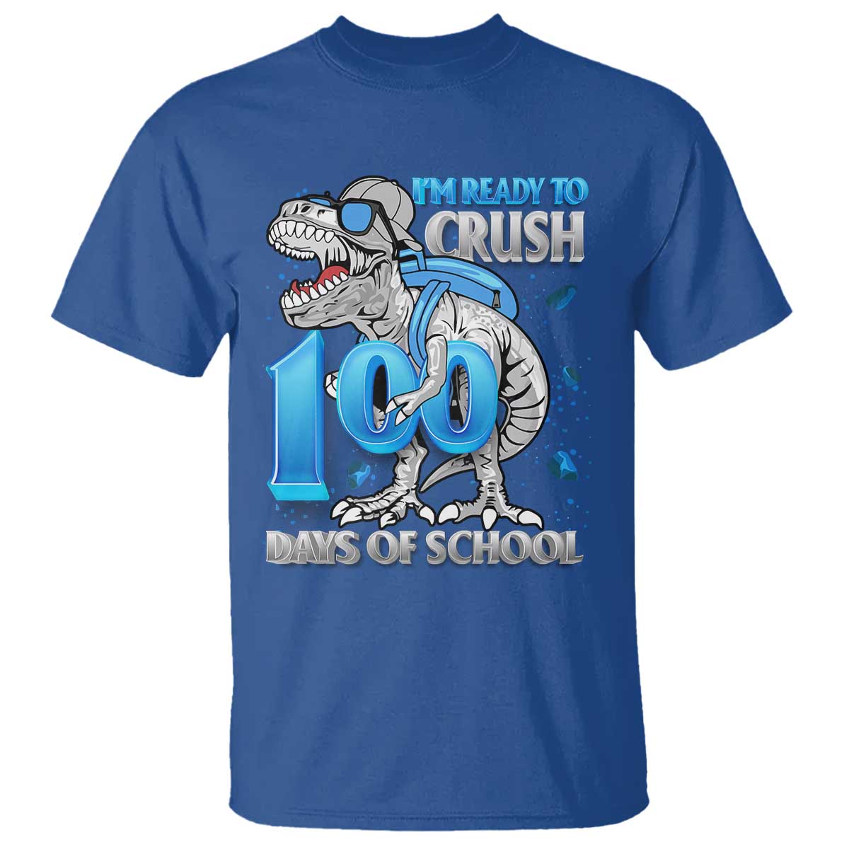 100-days-of-school-dinosaur-t-shirt-trex-100th-day-of-school-boy-gifts