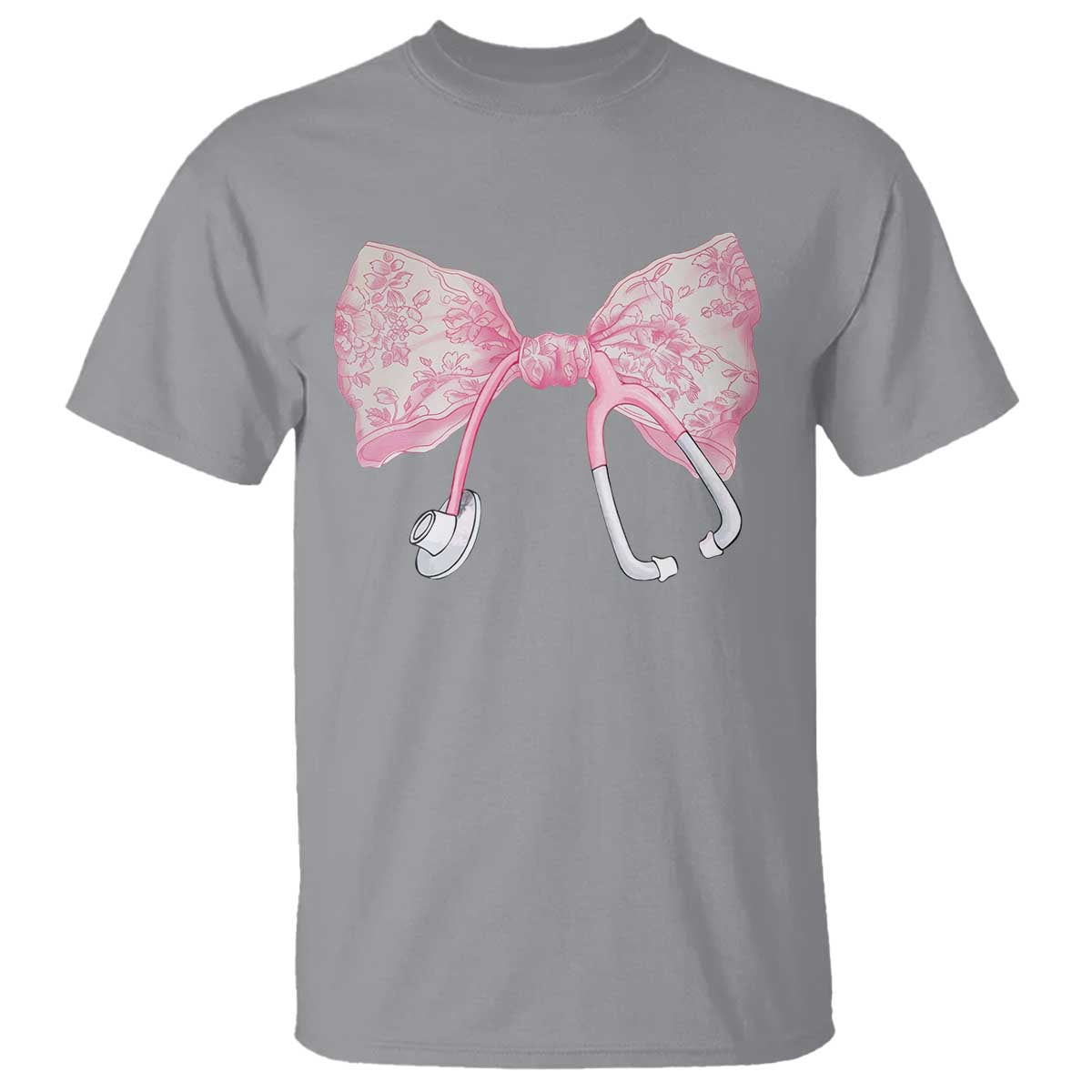 pink-coquette-nurse-t-shirt-toile-de-jouy-stethoscope-bow
