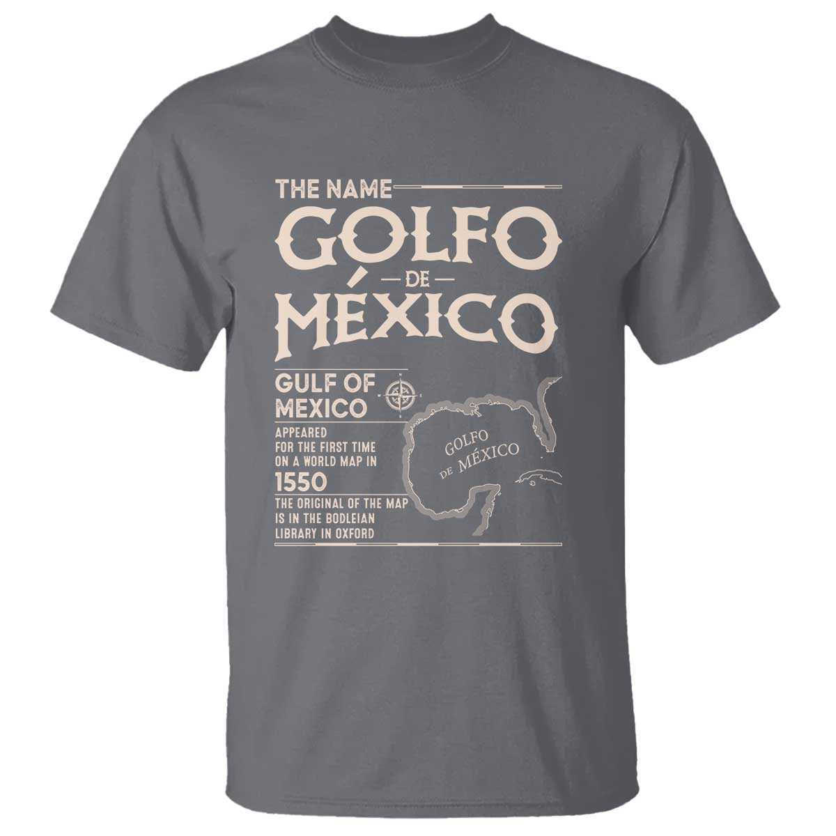 gulf-of-mexico-t-shirt-1672-historic-map-coast-mexico-lover