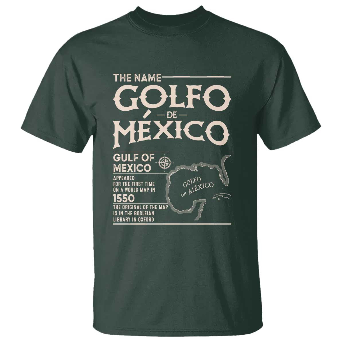gulf-of-mexico-t-shirt-1672-historic-map-coast-mexico-lover