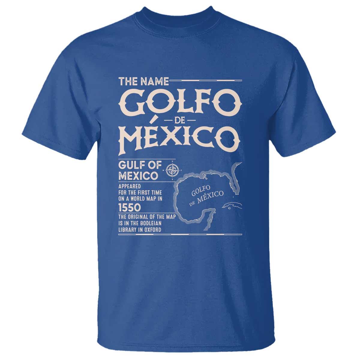 gulf-of-mexico-t-shirt-1672-historic-map-coast-mexico-lover