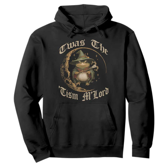 Twas the Tism MLord Frog Hoodie Funny Anti Social Meme