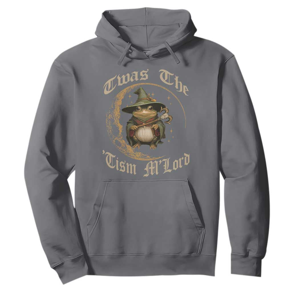 Twas the Tism MLord Frog Hoodie Funny Anti Social Meme