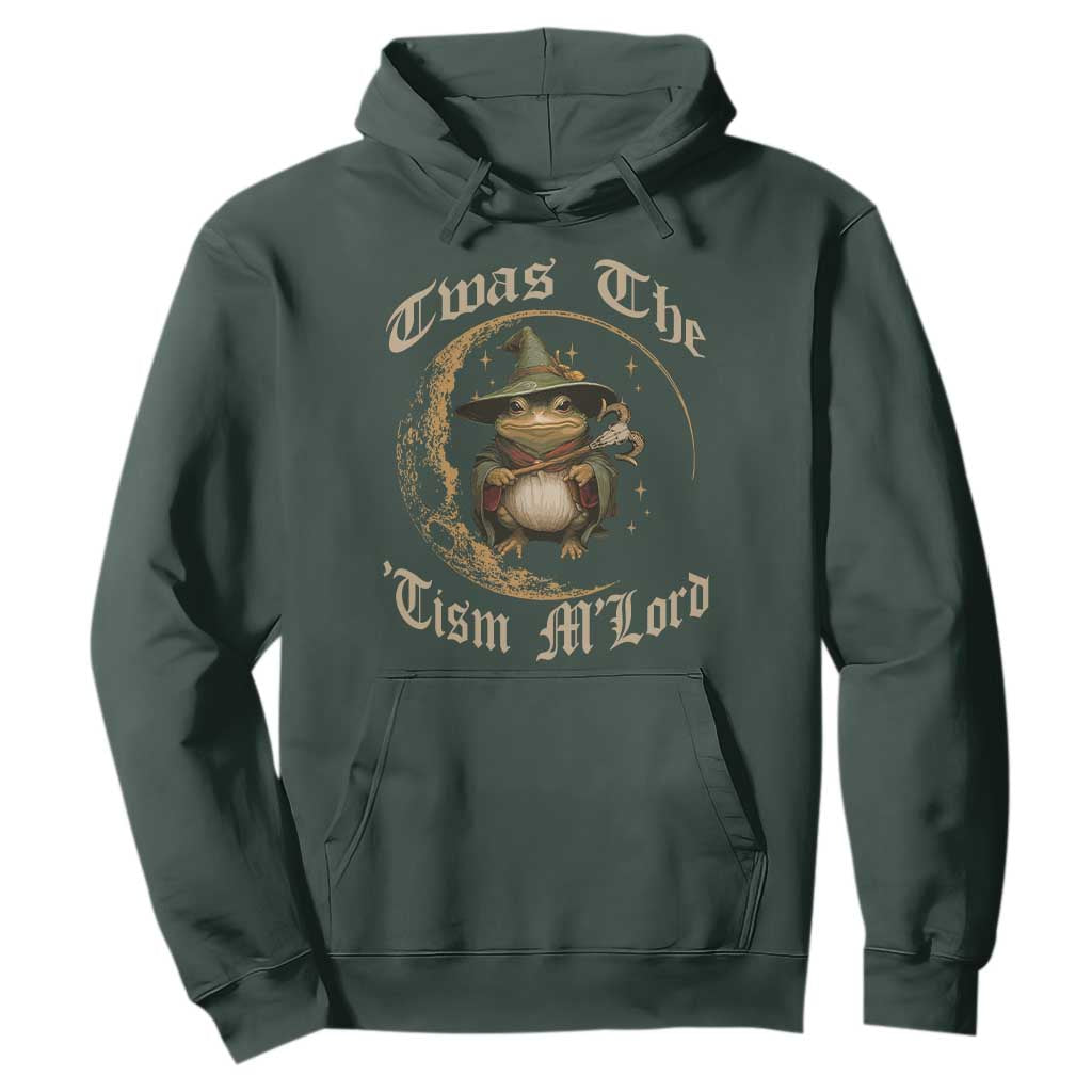 Twas the Tism MLord Frog Hoodie Funny Anti Social Meme