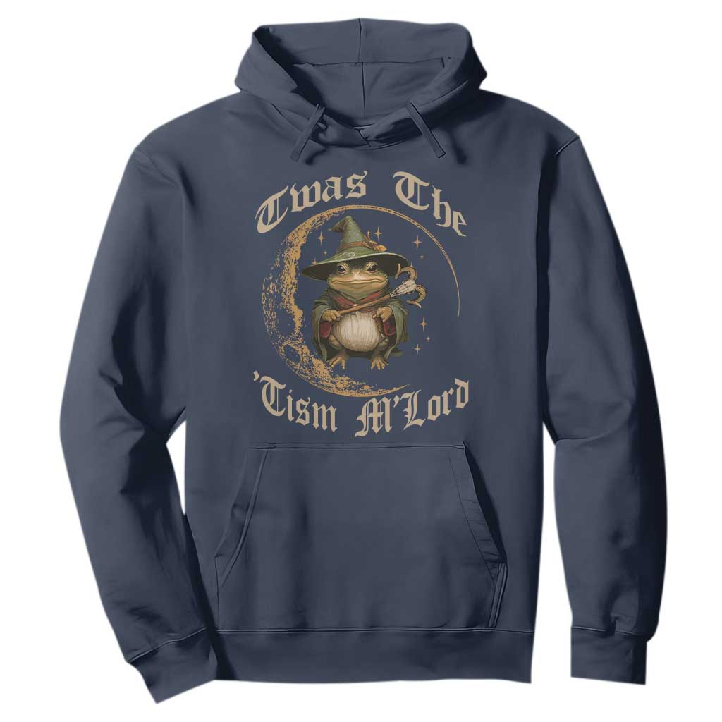 Twas the Tism MLord Frog Hoodie Funny Anti Social Meme