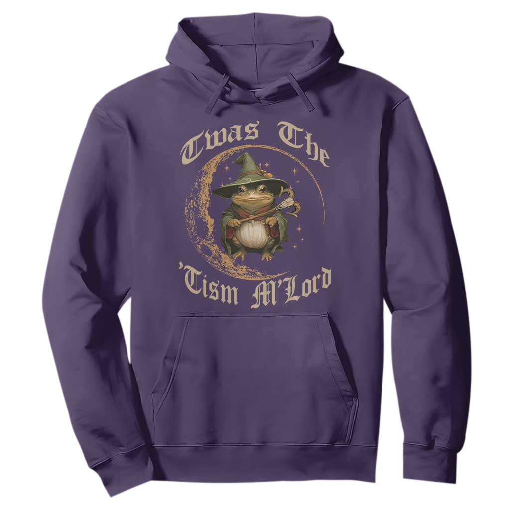 Twas the Tism MLord Frog Hoodie Funny Anti Social Meme