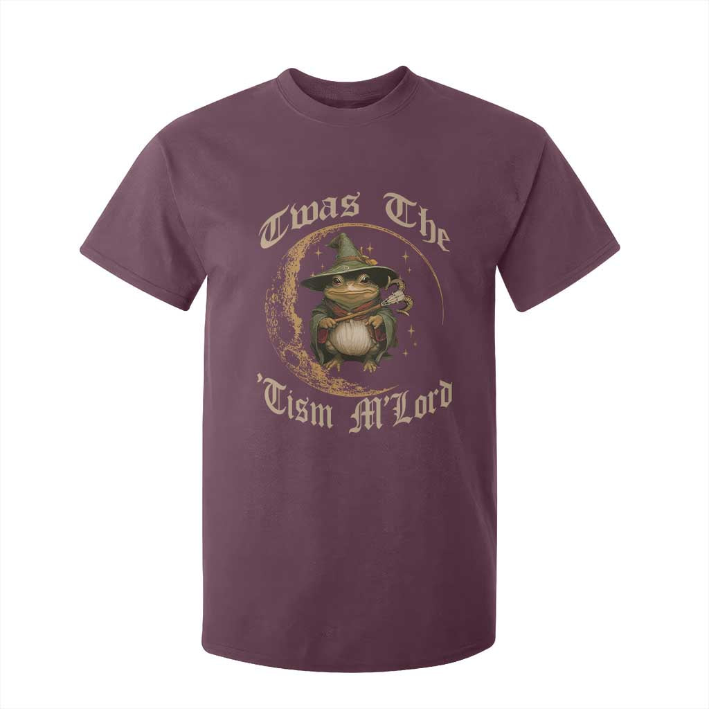 Twas the Tism MLord Frog T Shirt For Kid Funny Anti Social Meme