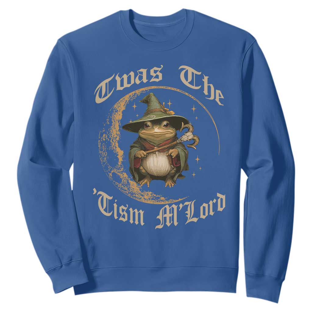 Twas the Tism MLord Frog Sweatshirt Funny Anti Social Meme