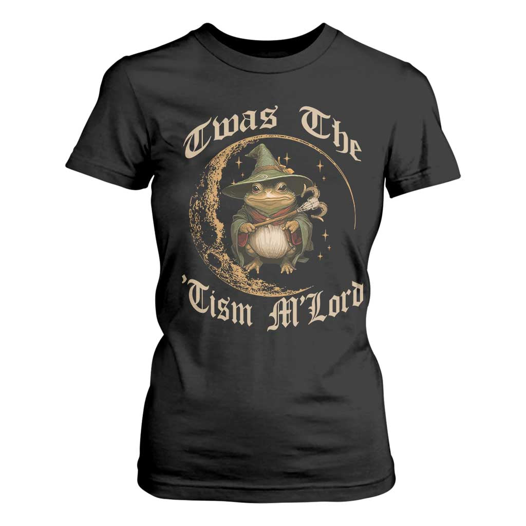 Twas the Tism MLord Frog T Shirt For Women Funny Anti Social Meme