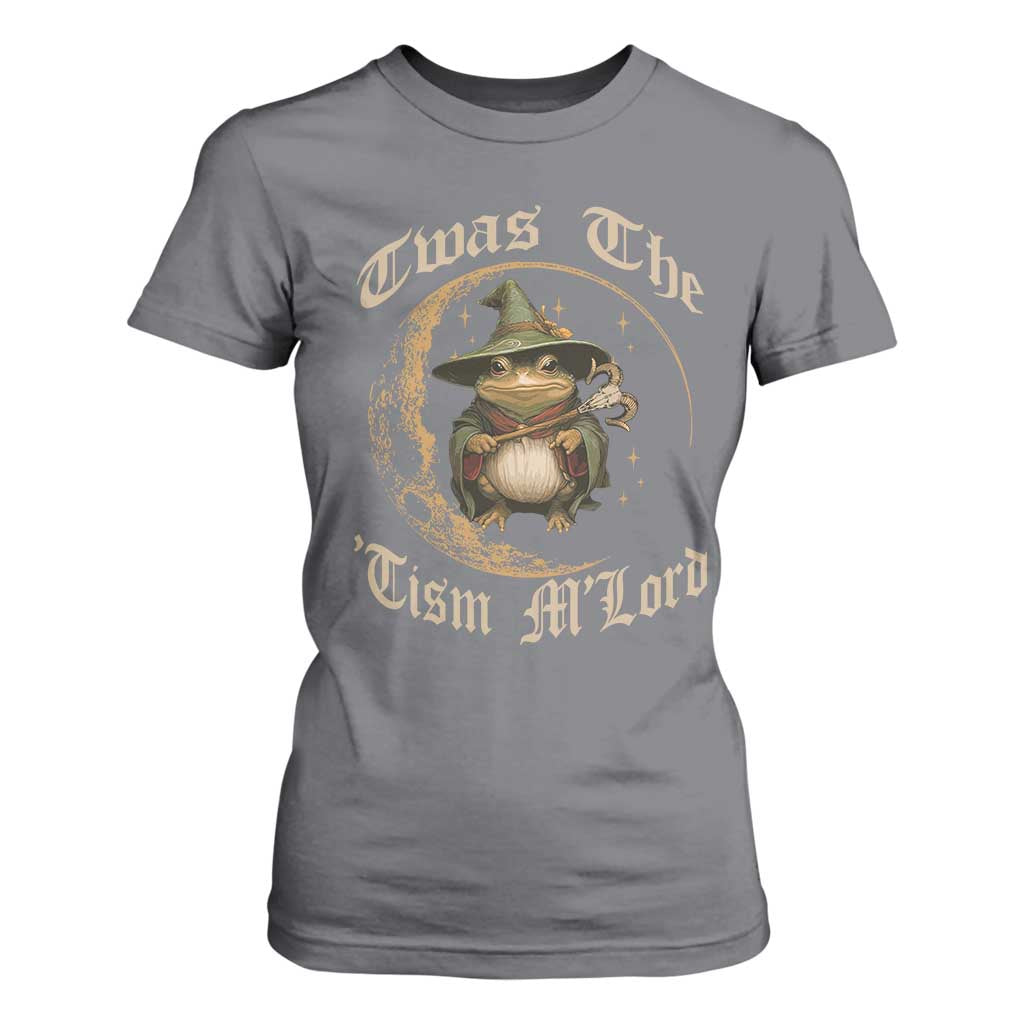 Twas the Tism MLord Frog T Shirt For Women Funny Anti Social Meme