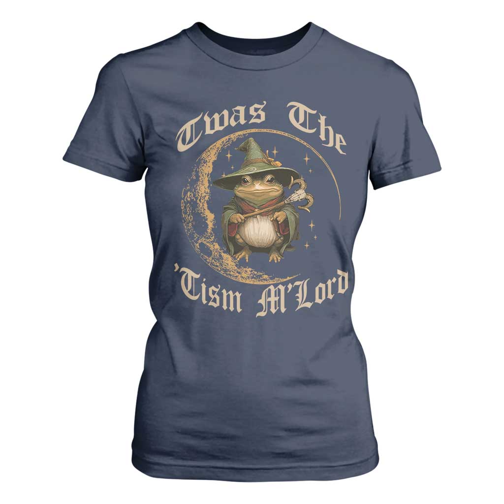 Twas the Tism MLord Frog T Shirt For Women Funny Anti Social Meme