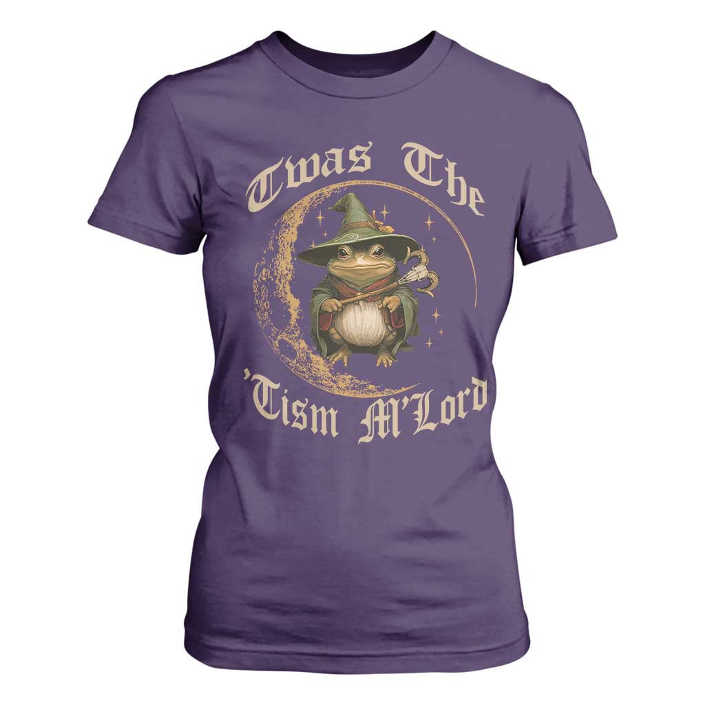 Twas the Tism MLord Frog T Shirt For Women Funny Anti Social Meme