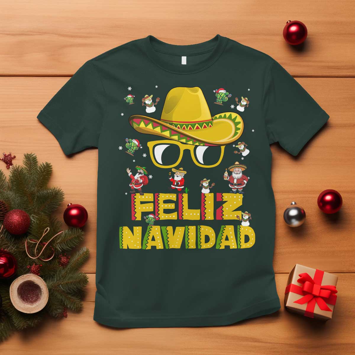 mexico-christmas-t-shirt-feliz-navidad-sombrero