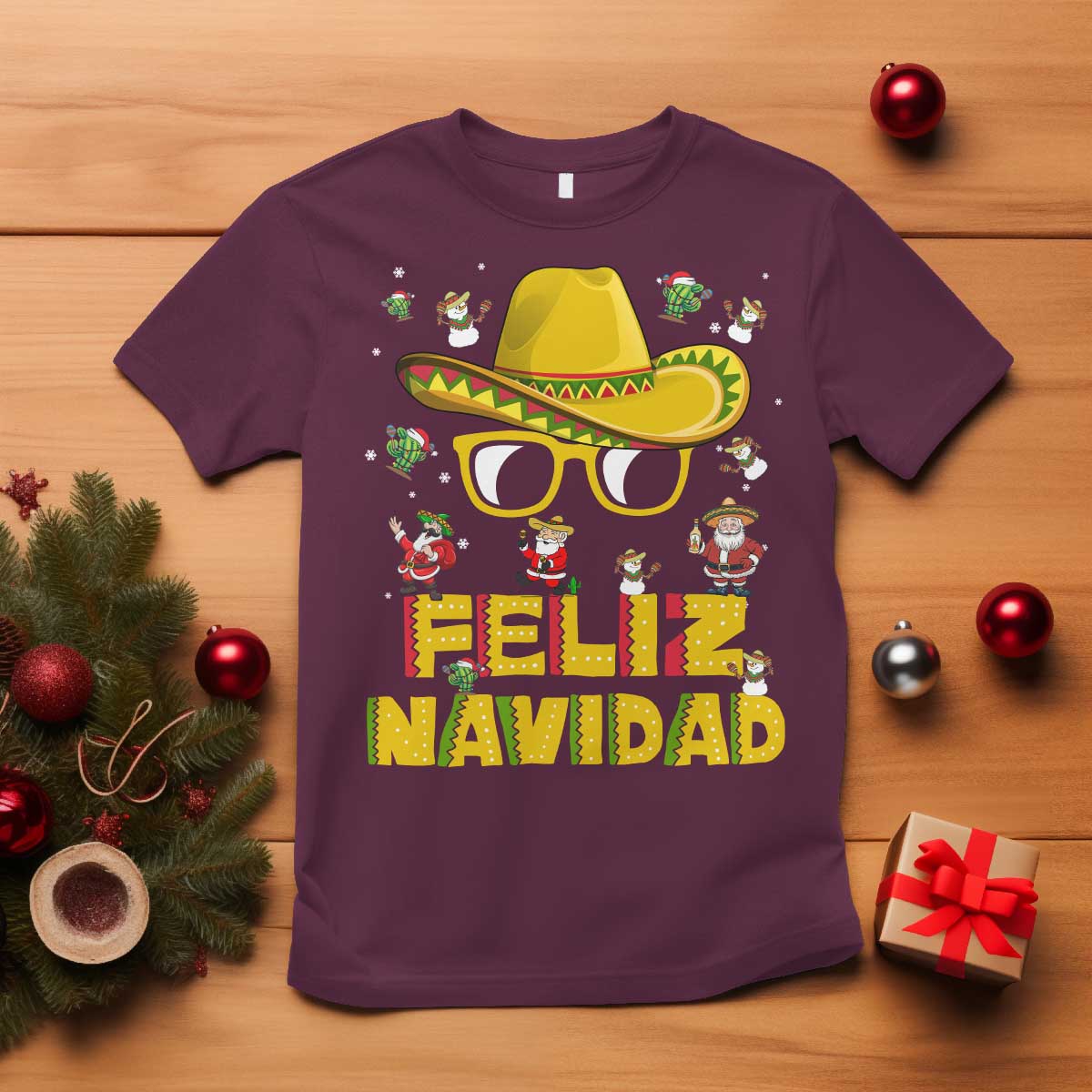 mexico-christmas-t-shirt-feliz-navidad-sombrero