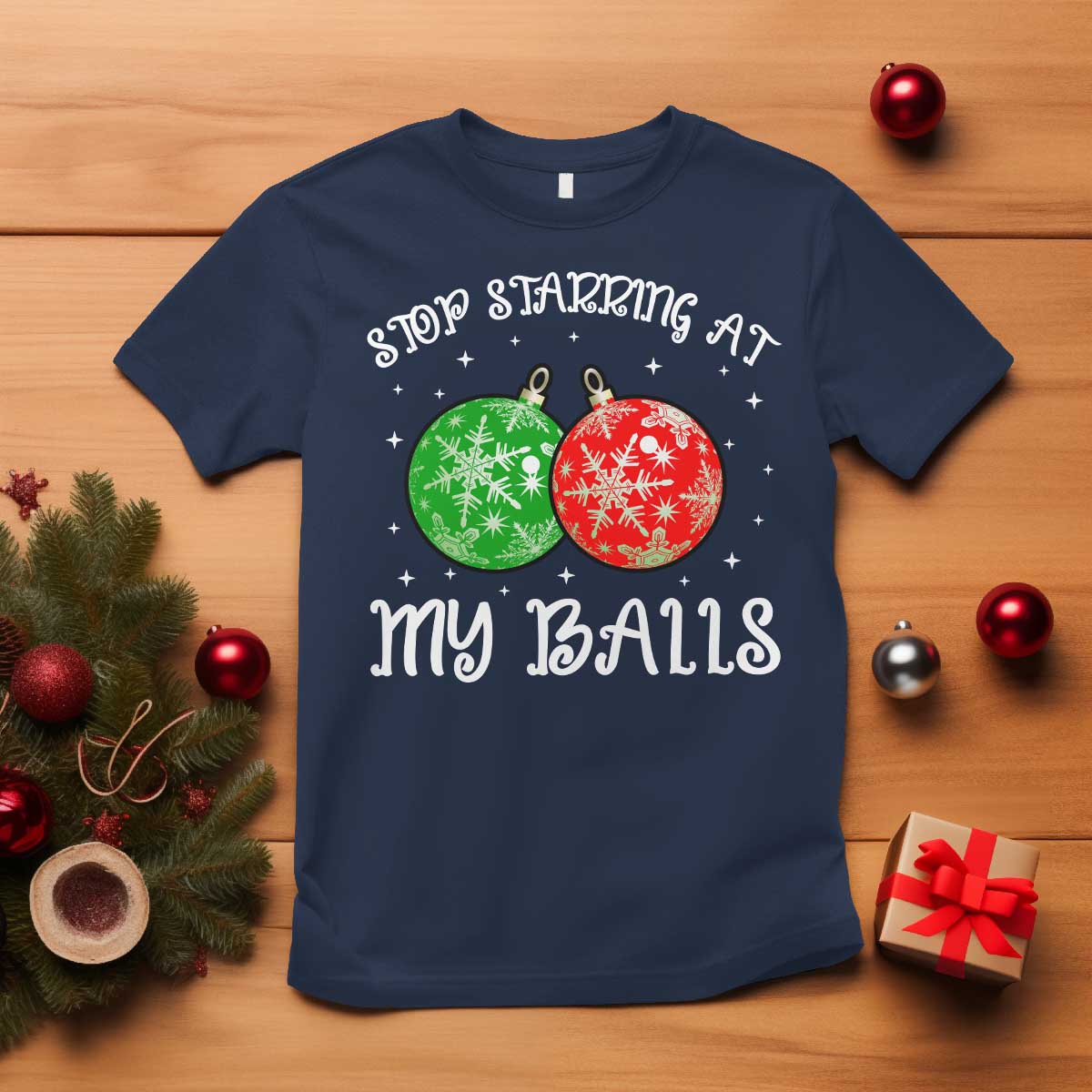 funny-christmas-t-shirt-stop-staring-at-my-balls-funny-dirty-christmas-adult-humor