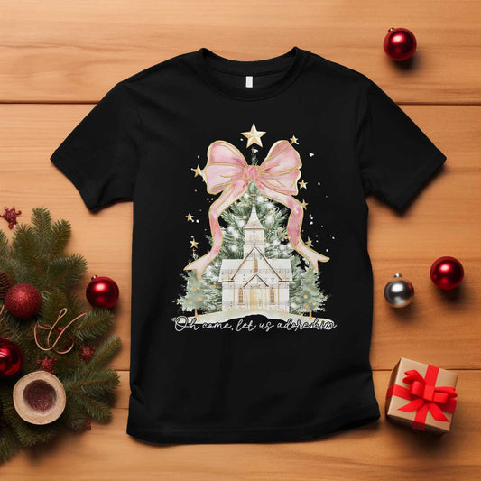 christian-christmas-t-shirt-oh-come-let-us-adore-him-nativity-christmas-tree-bow