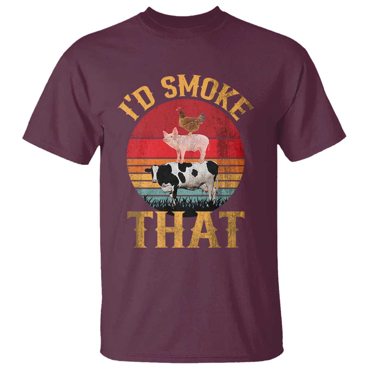 funny-bbq-t-shirt-id-smoke-that-barbecue-retro-grilling-gift