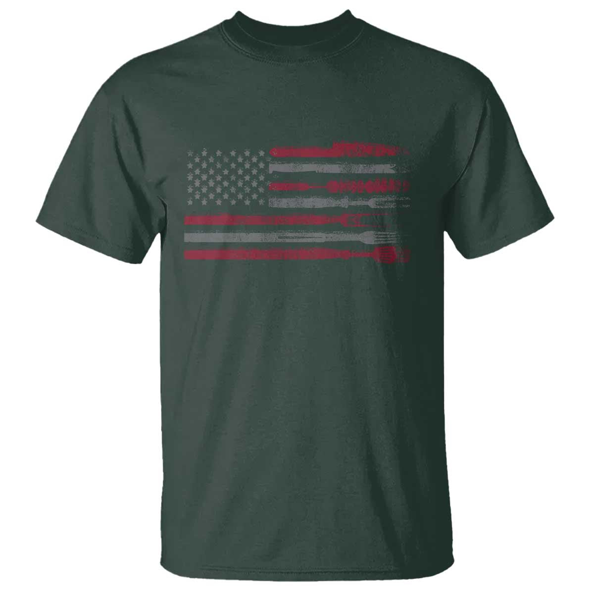 bbq-t-shirt-with-red-line-american-flag-meat-smoker-grilling-gifts