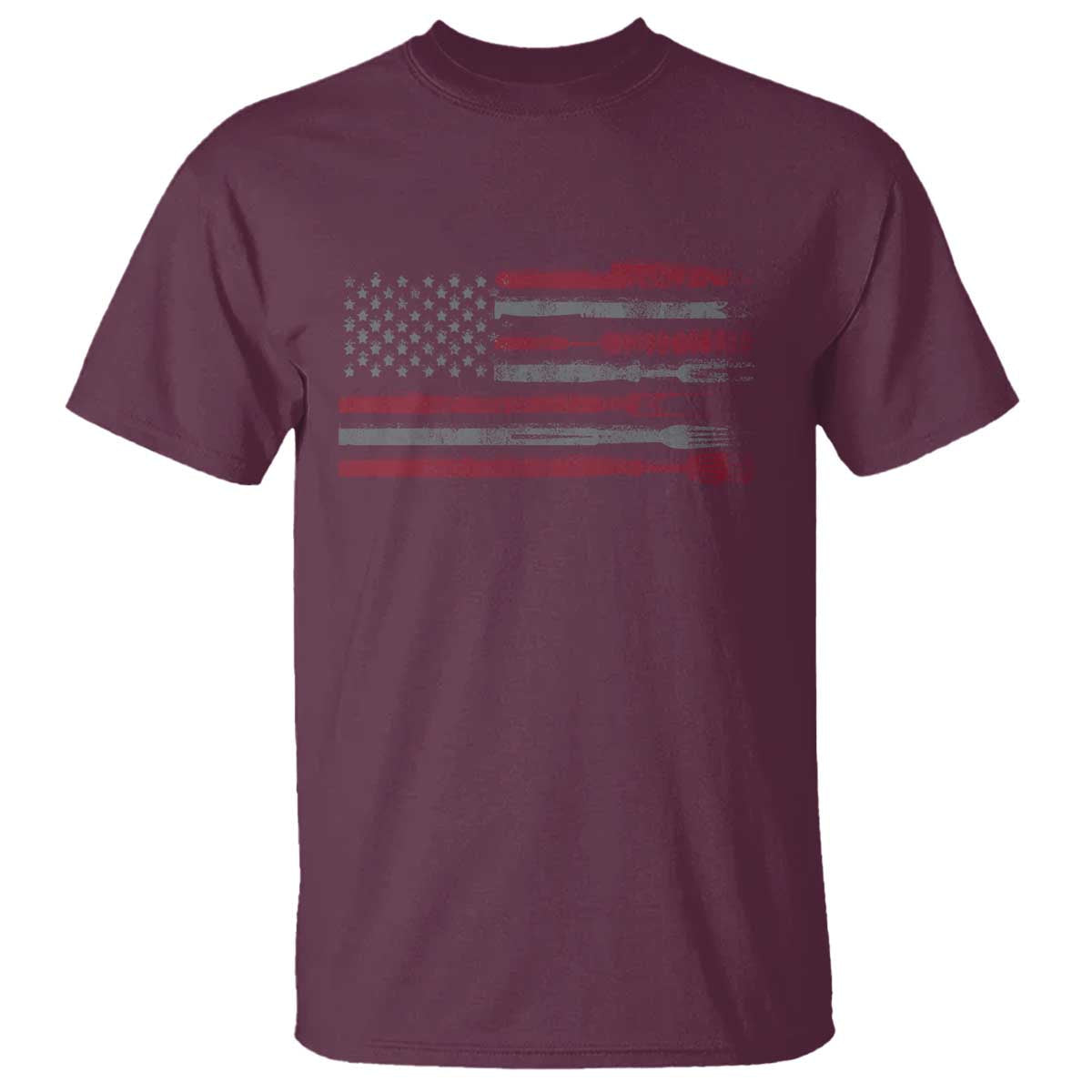 bbq-t-shirt-with-red-line-american-flag-meat-smoker-grilling-gifts