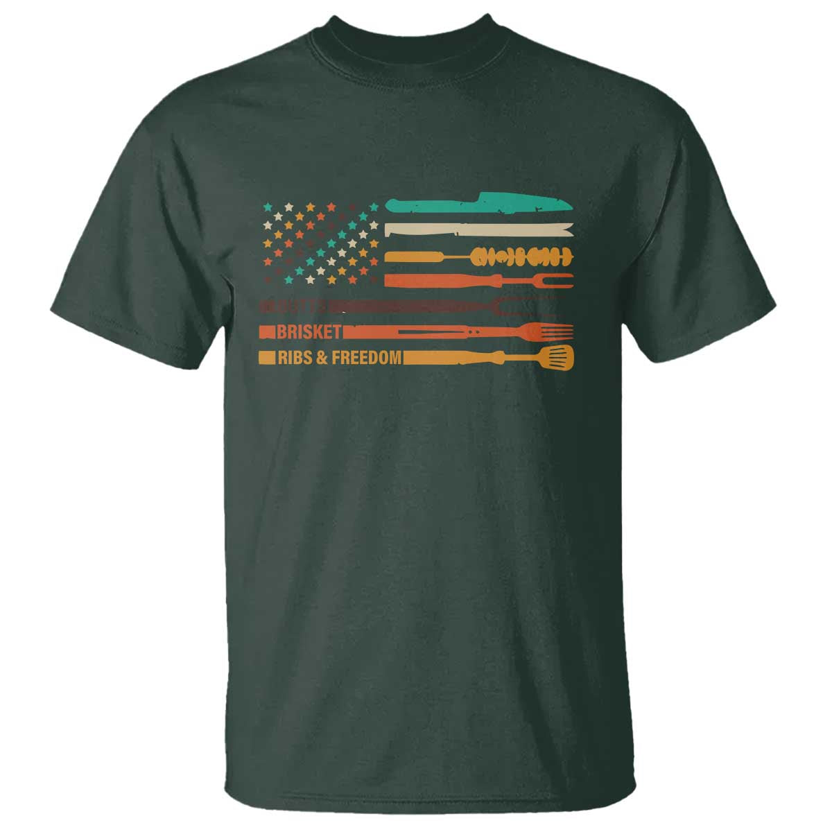 bbq-t-shirt-with-american-flag-brisket-butts-ribs-and-freedom-grilling-gifts