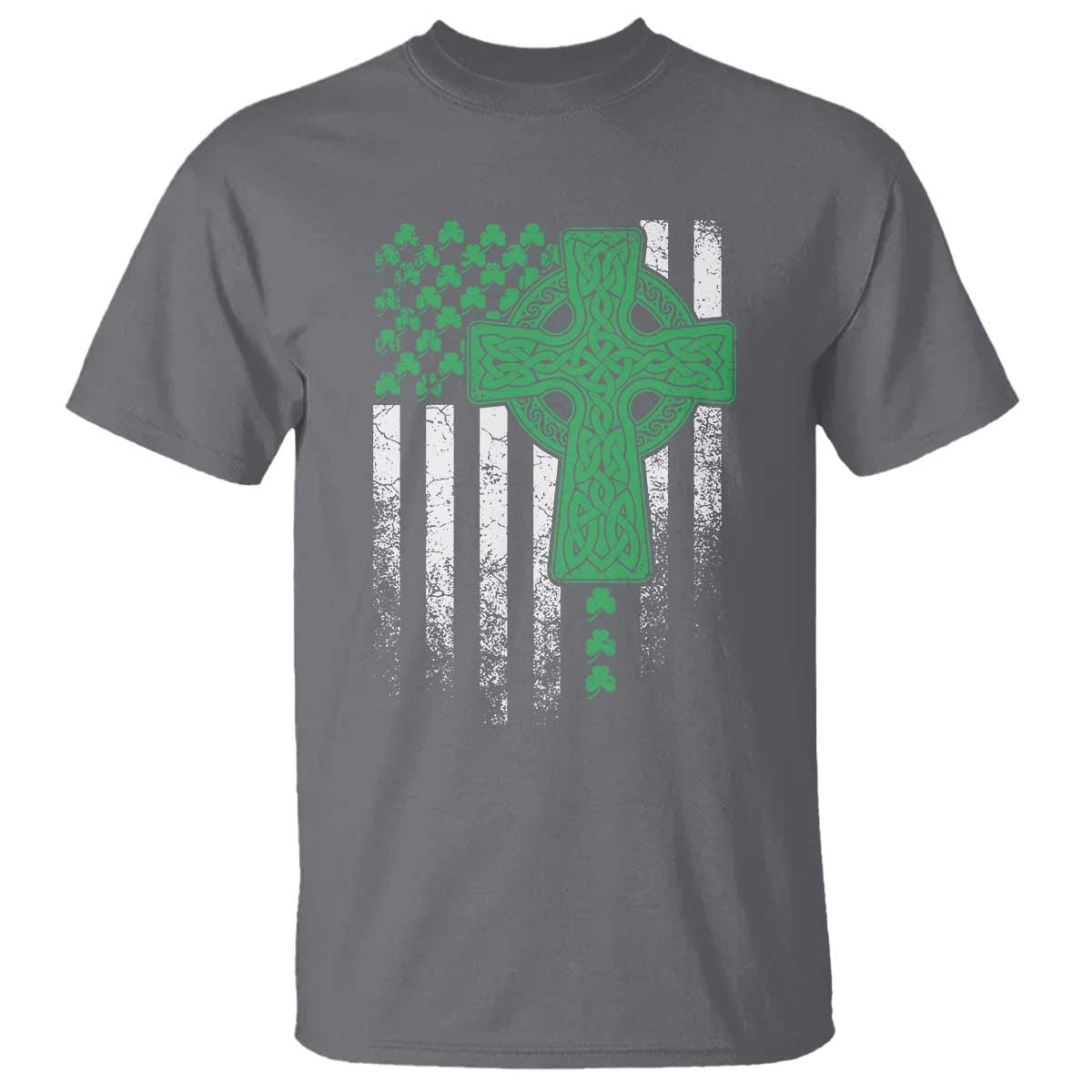 st-patricks-day-american-flag-t-shirt-celtic-cross-shamrocks