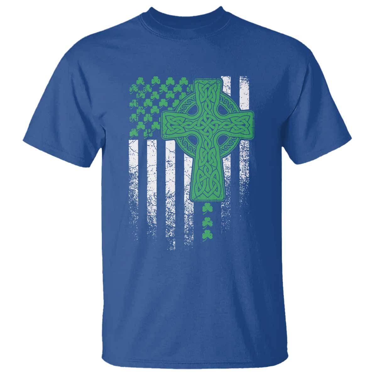 st-patricks-day-american-flag-t-shirt-celtic-cross-shamrocks