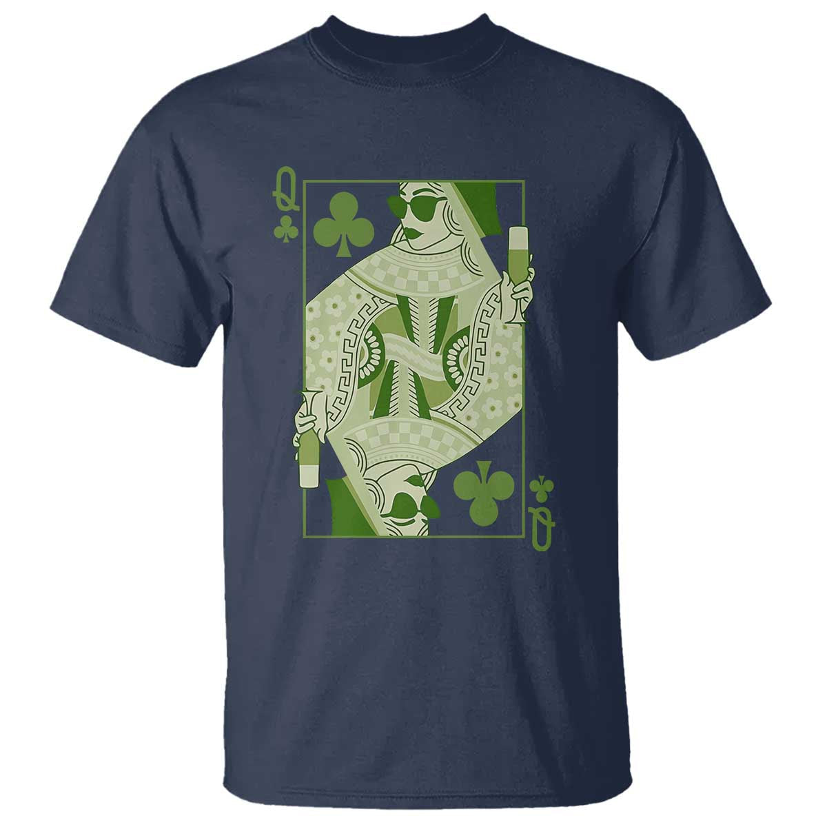 st-patricks-day-pub-t-shirt-queen-of-clubs-fun-green-pub